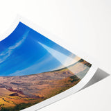 Extra large wall art featuring line art flowers in muted earth tones on rolled print, suitable for large living room decor.