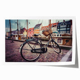 Rolled print of a serene Danish landscape with soft pastel shades, ideal for art wall dining room or classy bathroom decor.