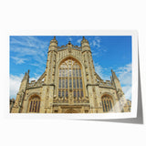 Rolled print of Bath, England scenery with soft pastel shades, ideal for art wall dining room or classy bathroom wall art.