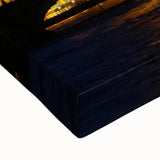 Large art of Big Ben in black and white on stretched canvas, ideal for bedroom wall decor.