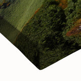 Large art depicting the serene Cumbria landscape in England, rendered in black and white tones on stretched canvas.