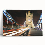 Black and white large art print of the London skyline on stretched canvas, ideal for kitchen wall art.