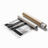 Extra large rolled print of a European scenery featuring Piccadilly, with floral elements and muted colors.