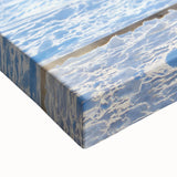 Black and white landscape painting of a Finnish scenery on large stretched canvas, suitable for bedroom wall art.