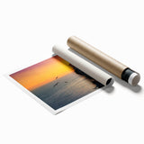 Extra large rolled print depicting a serene Corsican landscape with vibrant greenery and soft sky.