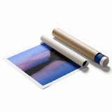Extra large rolled print of a French scenic landscape with vibrant floral accents, ideal for classy bathroom wall art.