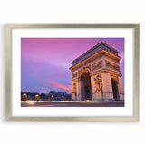 Extra large framed wall art of abstract Paris scenery in textured silver, ideal for living room decor.