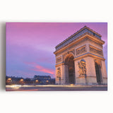 Black and white large canvas print of Paris skyline, ideal for kitchen wall art or bedroom ambiance.