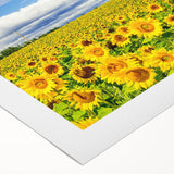 Art deco poster of a scenic South France landscape on rolled canvas, suitable for dining room wall art.