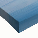 Black and white landscape painting of Bavarian scenery on large stretched canvas, suitable for bedroom wall art.