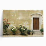 Black and white photo of Crete scenery on large stretched canvas, suitable for kitchen or bedroom wall art.