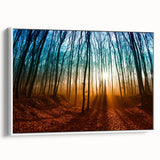 Vintage poster art of a European scenery, featuring vibrant colors on a framed canvas, ideal for living room decor.