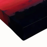 Large art of a black and white Rome landscape on stretched canvas, ideal for bedroom wall decor.