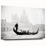 Acrylic print of a Venice scenery with muted watercolor tones, suitable for bedroom or dining room art.