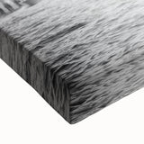 Black and white stretched canvas of Venice landscape, ideal for bedroom wall art.