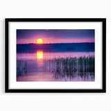 Abstract art print of vibrant European scenery with textured colors on a large framed canvas, ideal for living room decor.