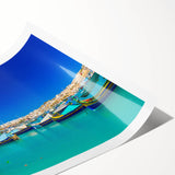 Extra large rolled print featuring line art flowers in muted earth tones, ideal for large living room wall art.