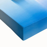 Black and white landscape art painting of Norwegian scenery on large stretched canvas, suitable for bedroom wall.