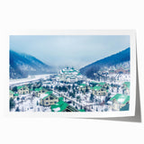 Rolled print of Sochi, Russia scenery with vibrant floral elements on a large scale, ideal for art wall dining room decor.