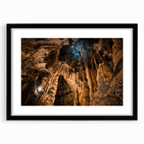 Abstract art print depicting a vibrant, colorful European scenery on a textured, extra-large canvas.