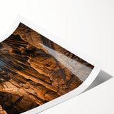 Extra large rolled print featuring line art flowers in black and white, ideal for large living room wall art.