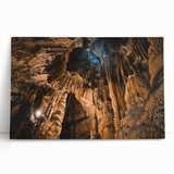 Black and white large art print of a European scenery on stretched canvas, ideal for kitchen wall art.