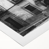 Art deco poster featuring the Andalusian landscape in muted earth tones on rolled canvas, suitable for dining room decor.