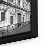 Black wall art featuring a detailed, textured depiction of Barcelona with vibrant colors on a large framed canvas.