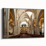 Black and white framed canvas of a vintage Valencia landscape, ideal for bedroom wall art.