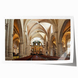 Rolled print of a scenic Valencia landscape in muted earth tones, ideal for art wall dining room.