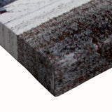 Large art of Stockholm landscape in black and white on stretched canvas, ideal for bedroom wall decor.