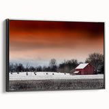 Black and white landscape art painting of Stockholm on framed canvas, suitable for bedroom wall decor.