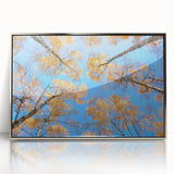 Mid-century modernist art depicting a serene Ukrainian landscape in pastel shades on a framed acrylic print.