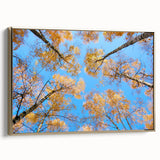 Framed canvas depicting a serene Ukrainian landscape in muted gold and black tones, ideal for bedroom wall art.