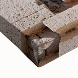 Black and white landscape art painting of Oaxaca on stretched canvas, ideal for bedroom wall decor.