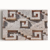 Black and white large art print of Oaxaca scenery on stretched canvas, suitable for kitchen wall art.