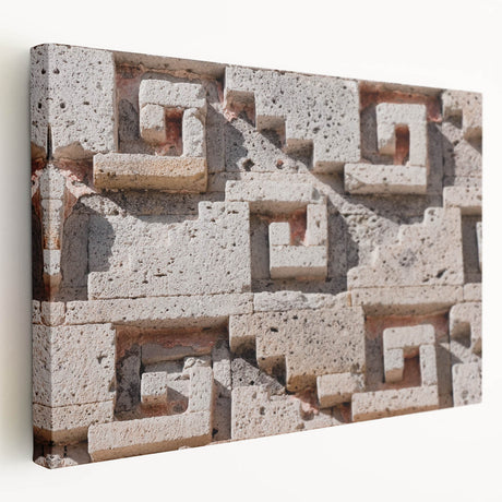 Large canvas print of Oaxaca, Mexico scenery in earthy tones, suitable for kitchen wall art.