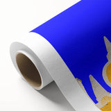 Art deco poster of Yucatan scenery in pastel shades on rolled canvas, ideal for nursery wall art or dining room.