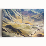 Black and white stretched canvas featuring a Middle Eastern landscape, ideal for kitchen wall art.
