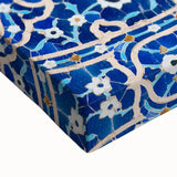 Large art featuring a black and white landscape of Middle Eastern scenery on stretched canvas, suitable for bedroom decor.