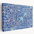 Large canvas print of a Middle-Eastern scenery in earthy tones, ideal for kitchen wall art.