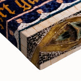 Black and white landscape art painting of Jerusalem on stretched canvas, suitable for bedroom wall decor.