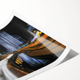 Extra large wall art of line art flowers in soft pastel shades on a rolled canvas, suitable for large living room decor.