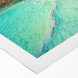 Art deco poster of a Jordanian landscape on rolled canvas, in muted earth tones, ideal for dining room decor.