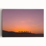 Black and white photo of Oman scenery on large stretched canvas, suitable for kitchen wall art.
