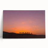 Black and white photo of Oman scenery on stretched canvas, suitable as large kitchen wall art or bedroom decor.