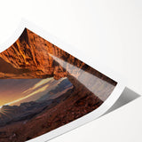 Extra large rolled print of line art flowers, using muted earth tones, ideal for large living room wall art.