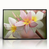 Framed acrylic print of a large abstract ocean scene in blue and green hues, ideal for modern living room decor.