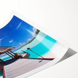 Extra large wall art featuring line art flowers in subtle hues on a rolled print, suitable for large living room decor.