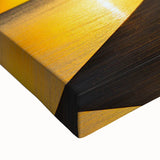 Black and white landscape art painting of Micronesia on stretched canvas, ideal for bedroom wall art.